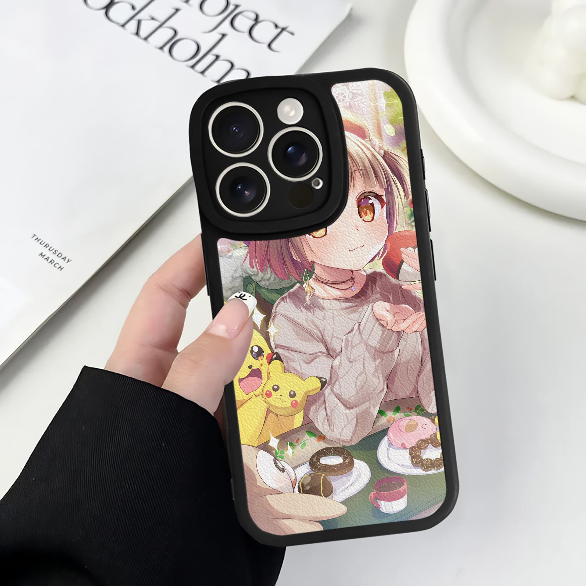（画像用） ポケットモンスター Pokémon 【iPhone 16シリーズ対応】シリコンスマホケース（レザー調） 材質：シリコン